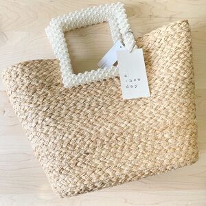 Handheld mini tote handbag